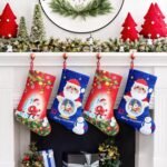Christmas Decorations Stockings Set of 4